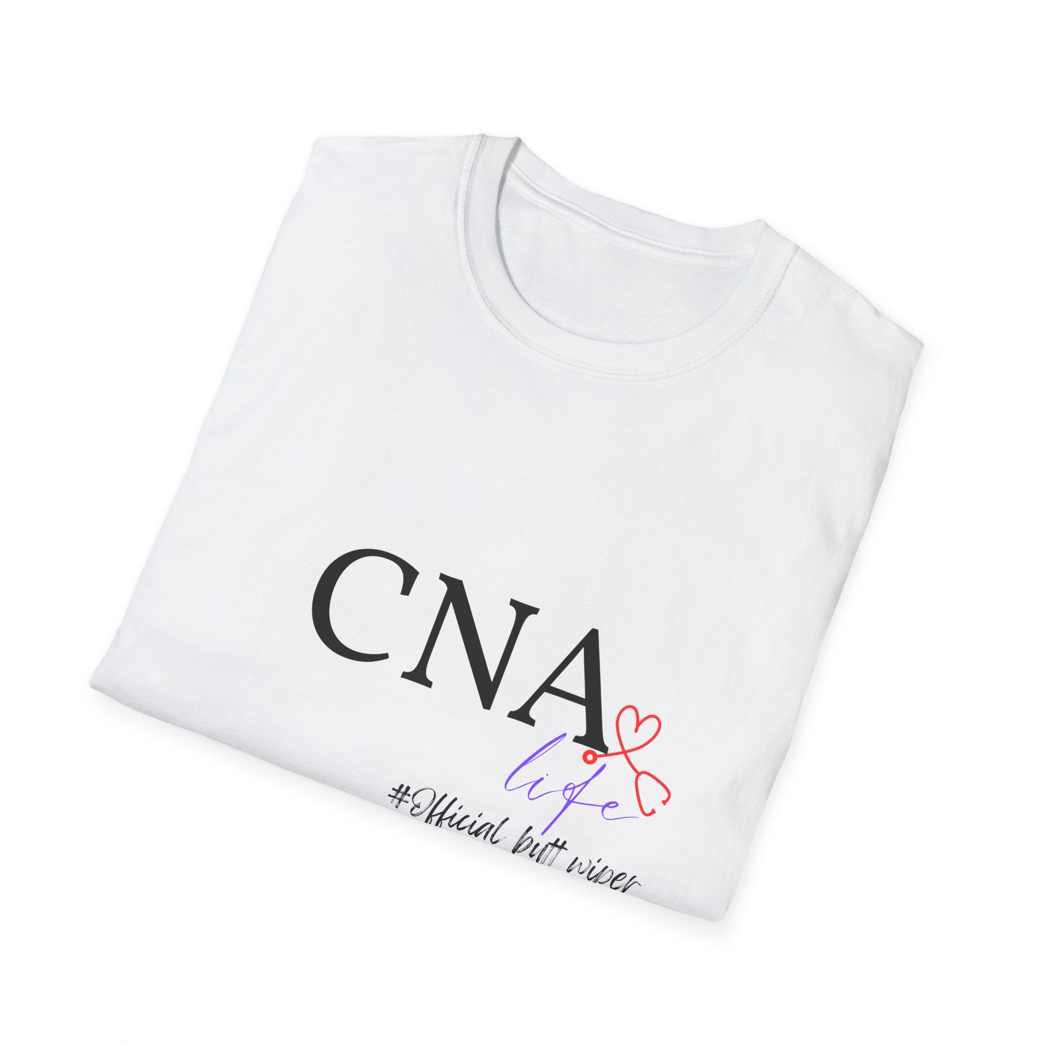 CNA Life T-Shirt — Proud Certified Nursing Assistant Tee with Heart Accent