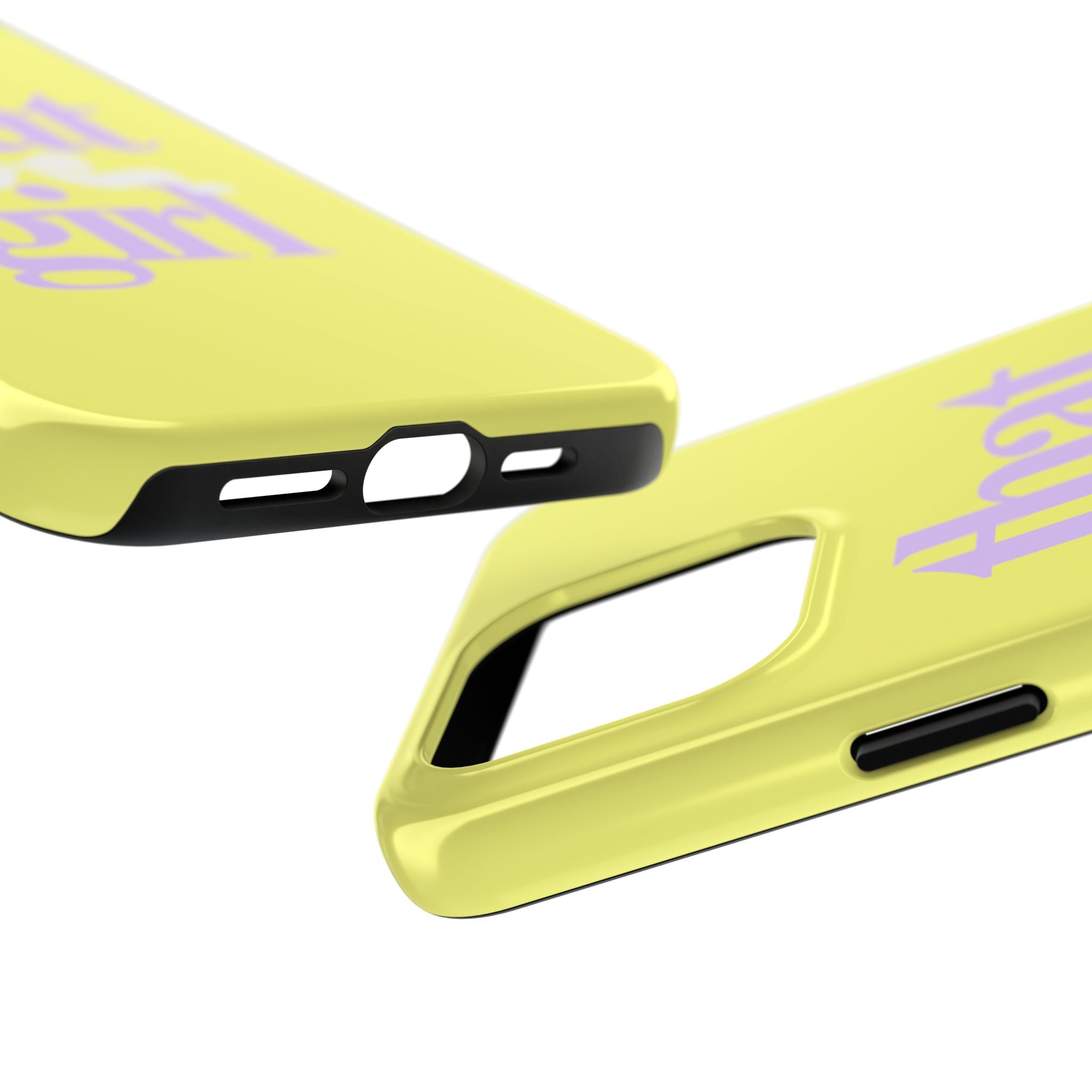 That Girl Tough Phone Case — Cute Pastel Yellow Protective iPhone Case