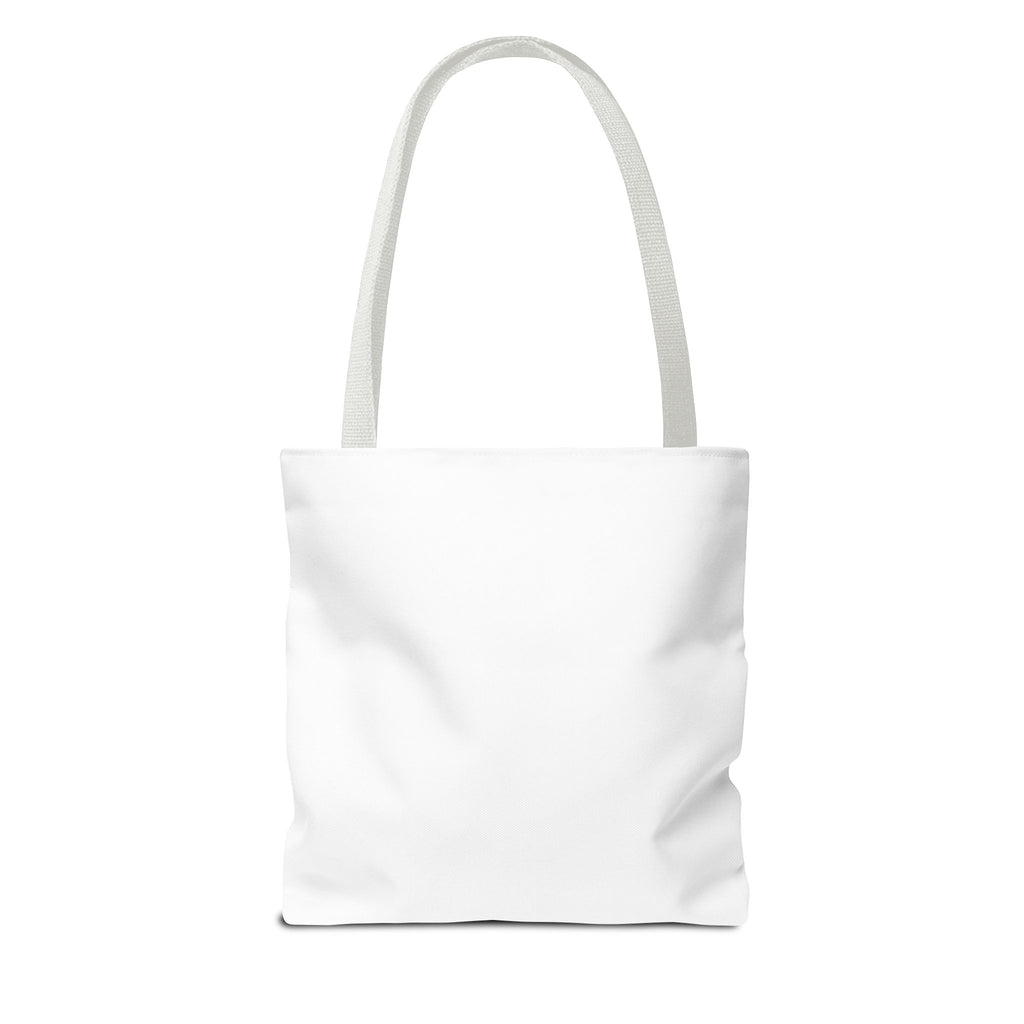 67 Graphic Tote Bag — Retro Number Design with Shrugging Character