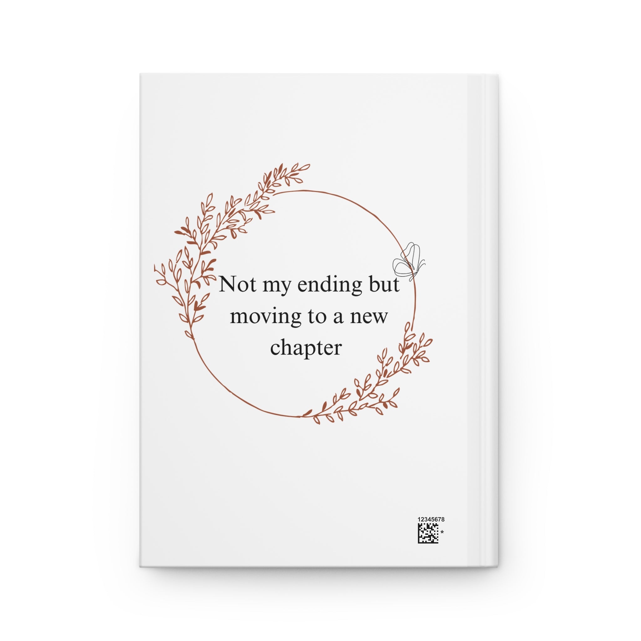 Hardcover Journal — "My Journal" Floral Wreath Notebook | Inspirational New Chapter Gift