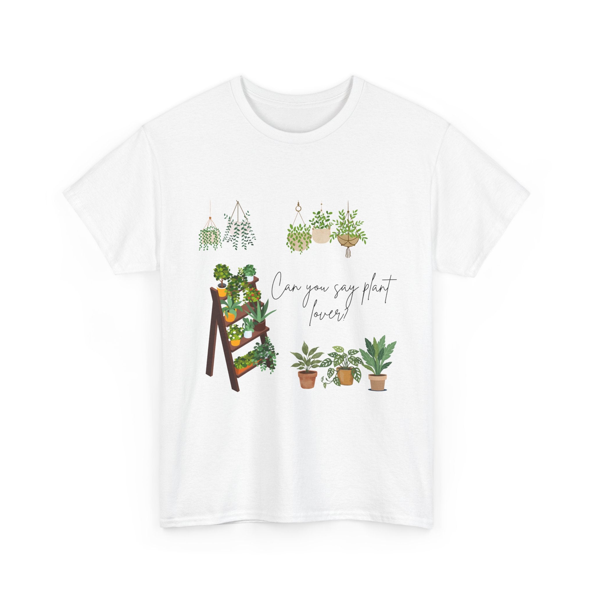 Plant Lover T‑Shirt – "Can You Say Plant Parent?" Graphic Tee