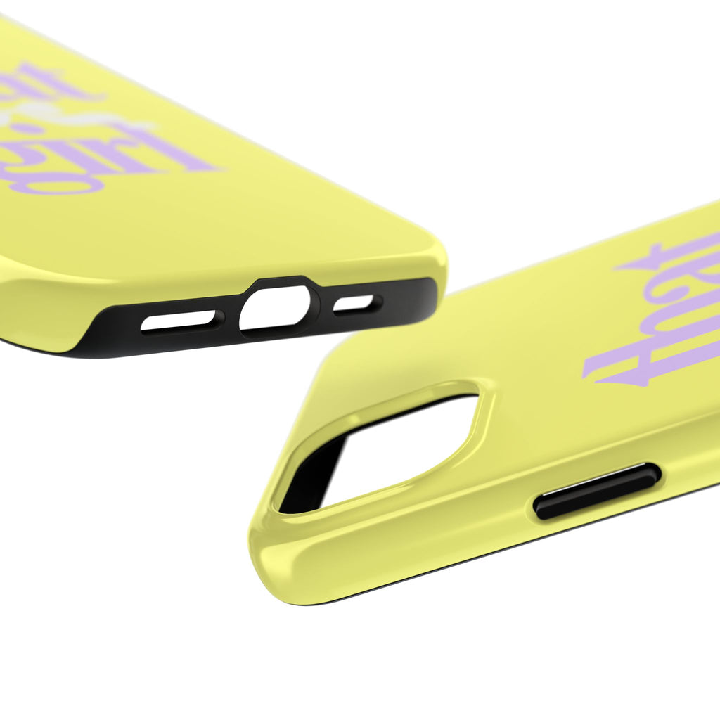 That Girl Tough Phone Case — Cute Pastel Yellow Protective iPhone Case
