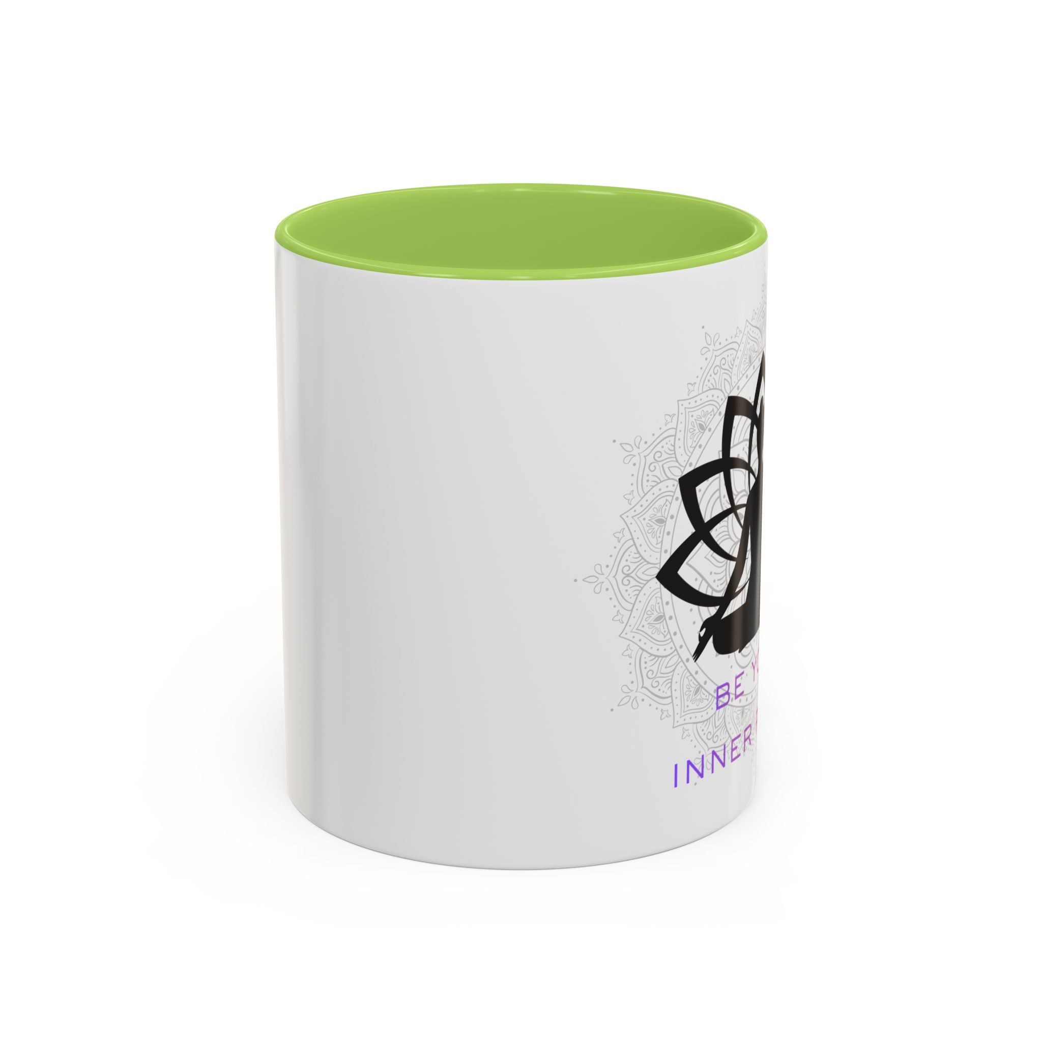 Meditation Lotus Coffee Mug – "Be Your Inner Peace" Accent Mug