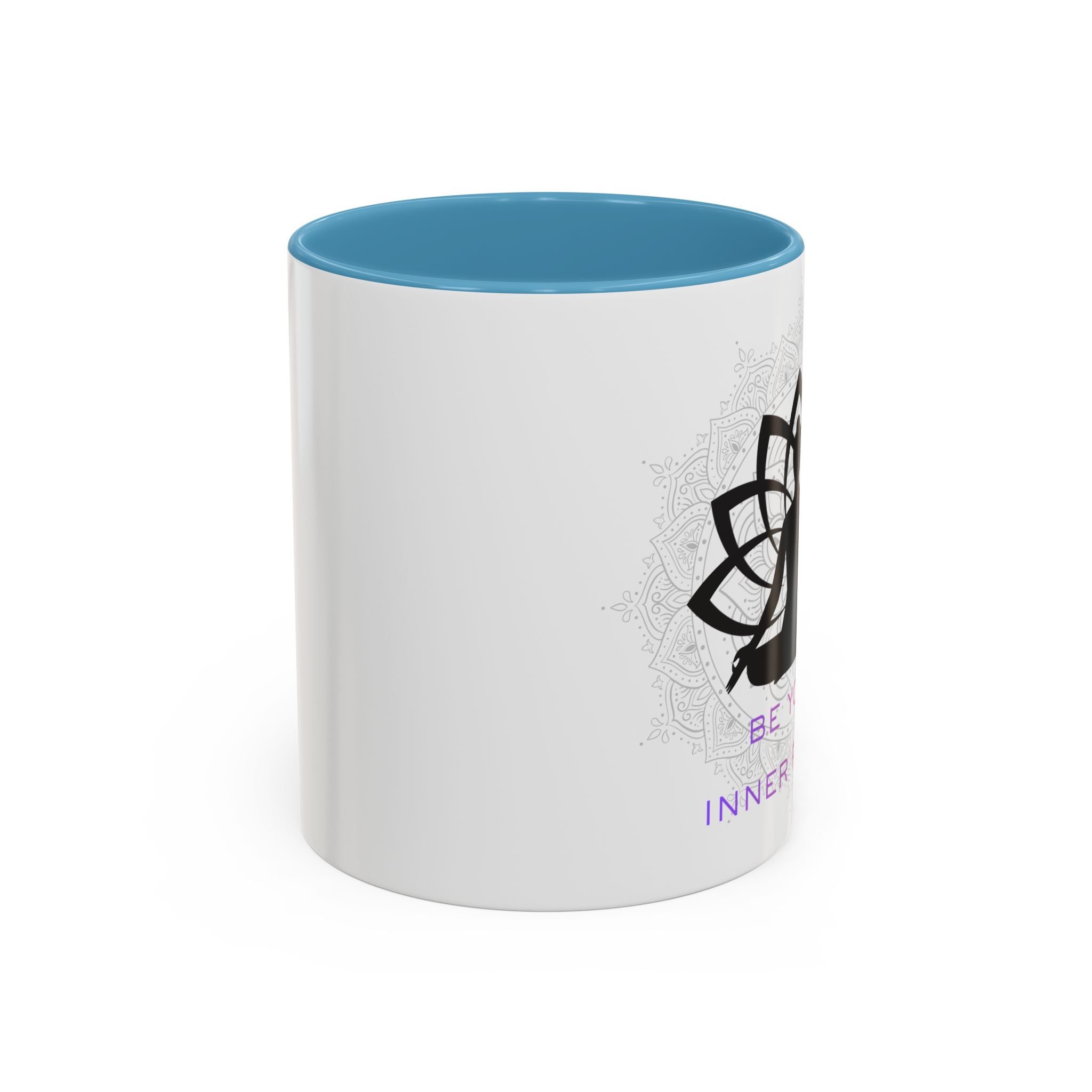 Meditation Lotus Coffee Mug – "Be Your Inner Peace" Accent Mug