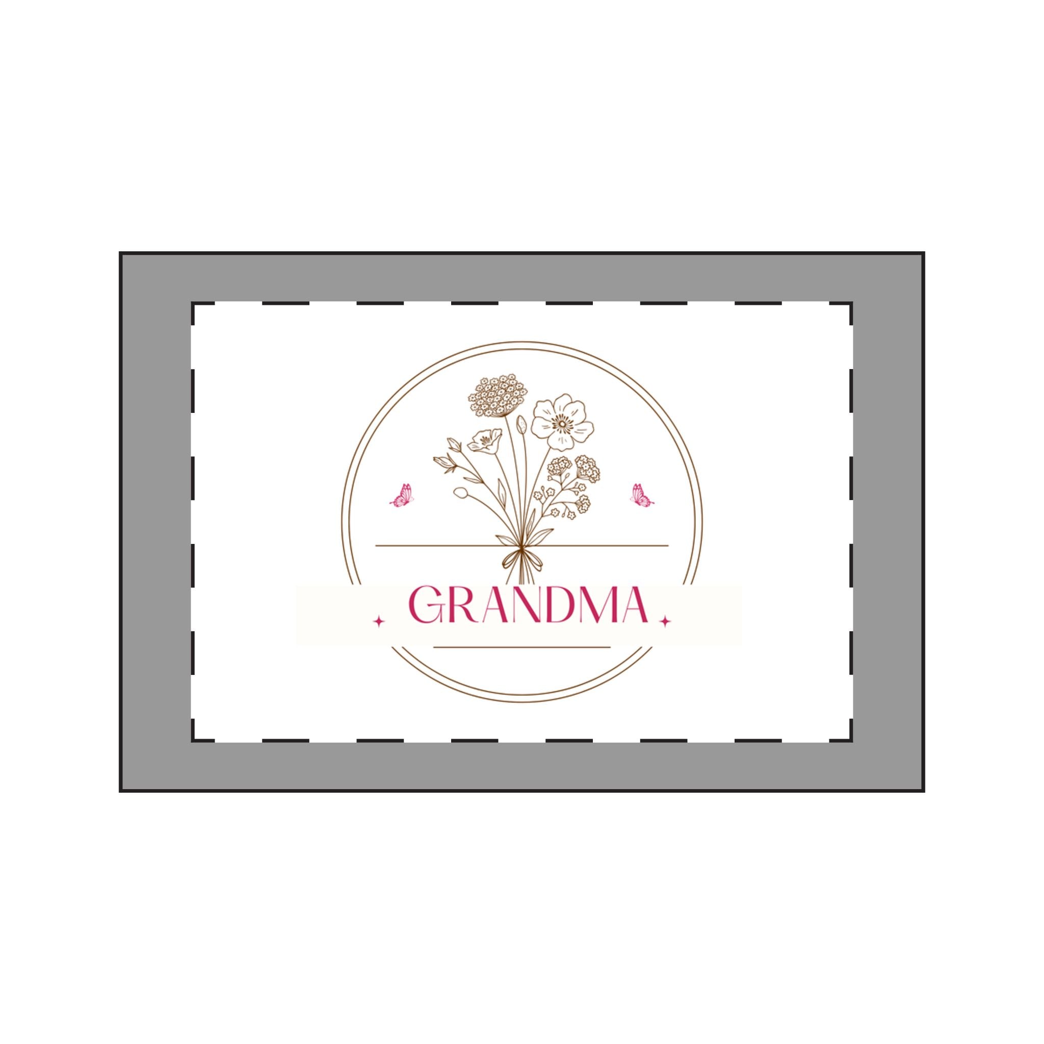 Grandma Floral Soy Candle — 9oz Jar