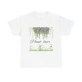 Plant Lover Floral Tee — Watercolor Hanging Vines & Script