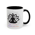 Meditation Lotus Coffee Mug – "Be Your Inner Peace" Accent Mug